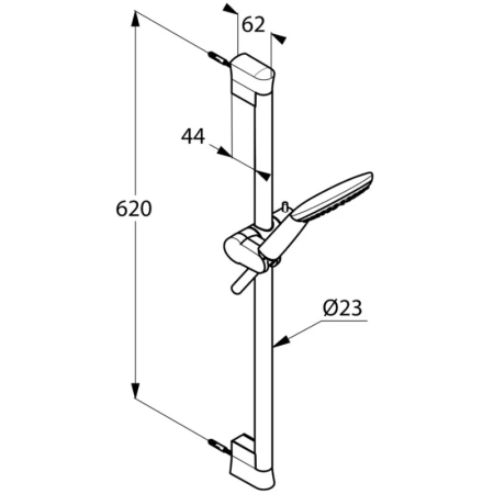 душевой гарнитур kludi freshline 1s 678300500