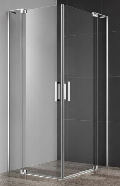 душевой уголок cezares silder 90х90 slider-a-2-80/90-c-cr профиль хром стекло прозрачное