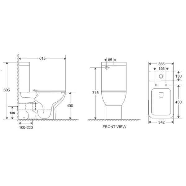 унитаз компакт weltwasser innbach 001 gl-wt 10000009968 с бачком и сиденьем микролифт