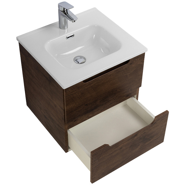 тумба под раковину belbagno etna 50 etna-500-2c-so-rw подвесная rovere moro