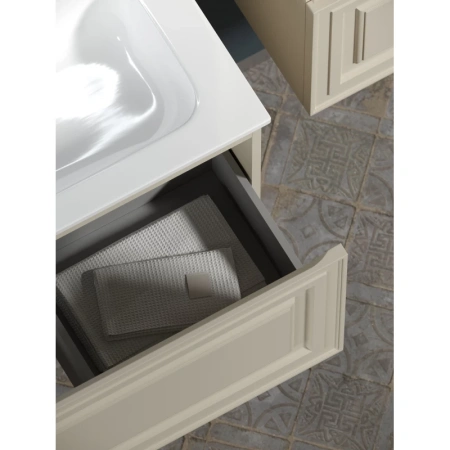 тумба под раковину sancos very 100 r vr100rce подвесная beige soft