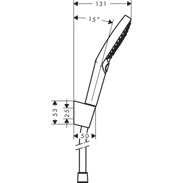 душевой набор hansgrohe raindance select s 120 26721000