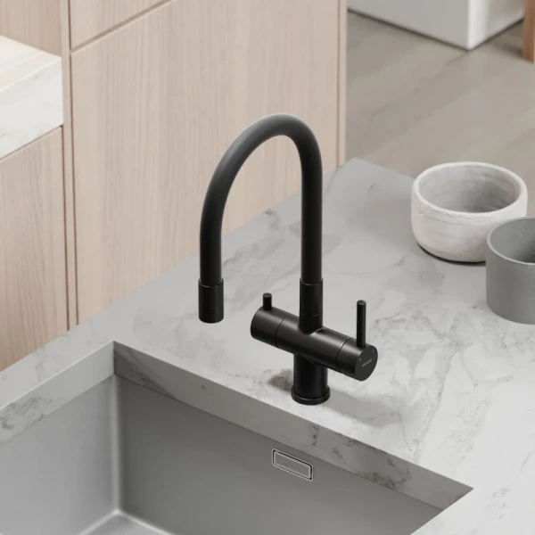 смеситель для кухни sancos lucia sc4004mb черный матовый