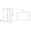 душевая кабина niagara premium 120x80 ng-6012-01ql без гидромассажа