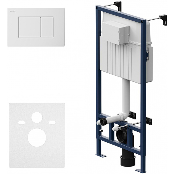 система инсталляции для унитазов am.pm proc i012707.0201 с кнопкой смыва proc s, белая глянцевая