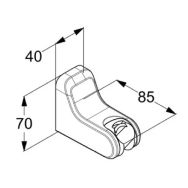 держатель для душа kludi freshline 6455205-00