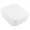 Унитаз подвесной Villeroy&Boch Venticello 4611RLR1 с сиденьем микролифт, с покрытием CeramicPlus, цвет белый