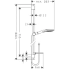душевой гарнитур hansgrohe raindance select e 120 3jet ecosmart 26623000