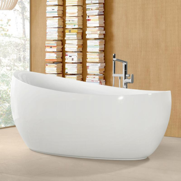 квариловая ванна villeroy & boch aveo new generation ubq194ave9w1v-01 190x95 см