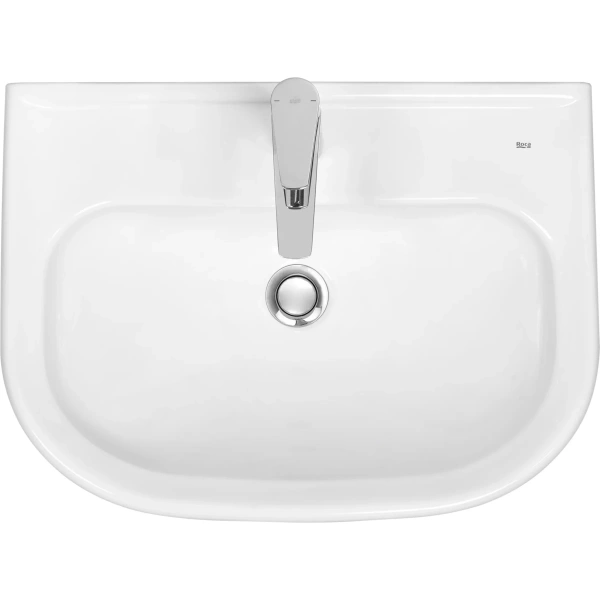 раковина roca access zru9307610 60x45 см, подвесная, белый