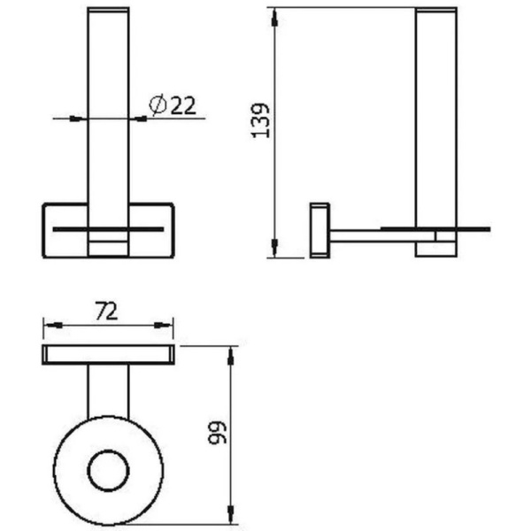 Держатель запасных рулонов Langberger Alster 10948A