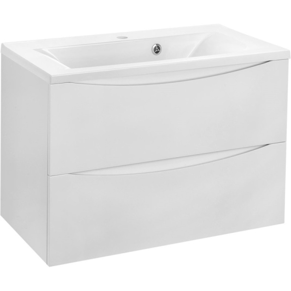 тумба белый глянец 74 см vincea mia vmc-2ma750gw