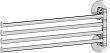 Полотенцедержатель FBS Standard STA 046