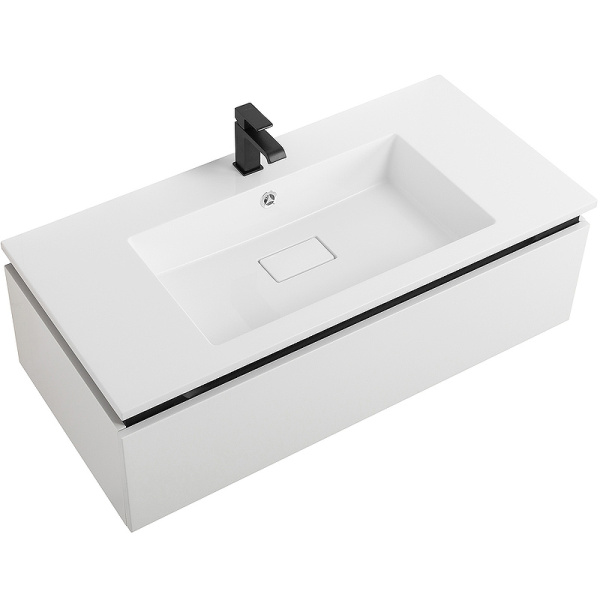 тумба под раковину cezares slider 100 slider-1000-1c-so-bo подвесная bianco opaco