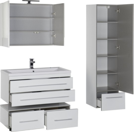 шкаф-пенал aquanet верона 00176672 r белый шкаф-пенал aquanet верона 00176672 r белый