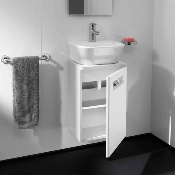 раковина подвесная roca the gap 40 см, 327478000, белая