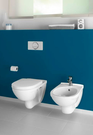 унитаз подвесной villeroy & boch o'novo 5660 hr r1 безободковый, ceramicplus, цвет альпийский белый