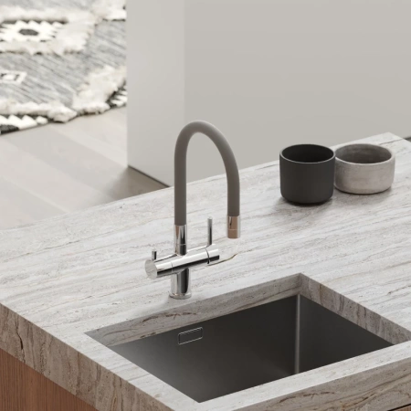 смеситель для кухни sancos lucia sc4004ch хром серый