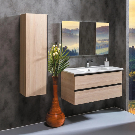 тумба под раковину boheme armadi art capolda 100 849-100-lw подвесная light wood