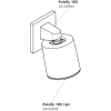 кронштейн для верхнего душа 80 мм hansgrohe pulsify 24139000