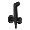 Гигиенический душ Hansgrohe Bidette 1jet S 29232670 со смесителем, черный матовый