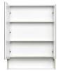 зеркальный шкаф aquaton рико 65 1a215202rib90 белый ясень фабрик