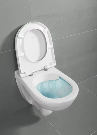 унитаз подвесной villeroy & boch o'novo 5660 r0 r1 безободковый, цвет альпийский белый ceramicplus
