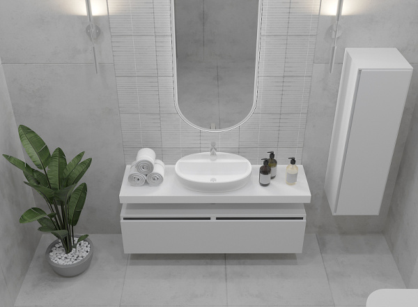 тумба boheme armadi art flat vallessi uno-s 120 897-120-w подвесная белый глянец