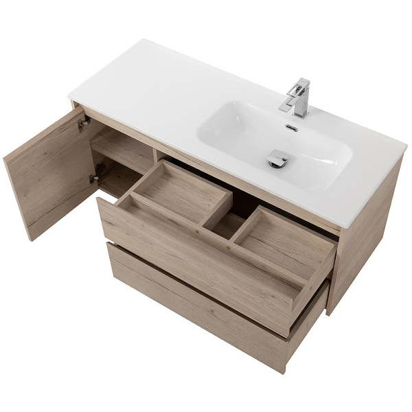 тумба под раковину belbagno kraft 120 r kraft-1200-2c-1a-so-rgb-r подвесная rovere galifax bianco