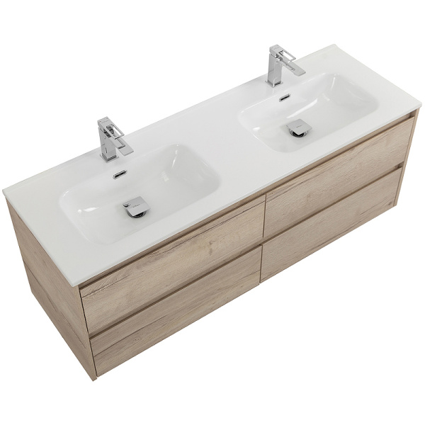 тумба под раковину belbagno kraft 140 kraft-1400-4c-so-2-rgb подвесная rovere galifax bianco