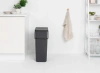 мусорное ведро brabantia sort&go 251047 40 л, черное