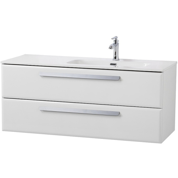 тумба под раковину cezares eco-cer-n 120 r eco-cer-n-1200-2c-so-bl-r подвесная bianco lucido без ручек