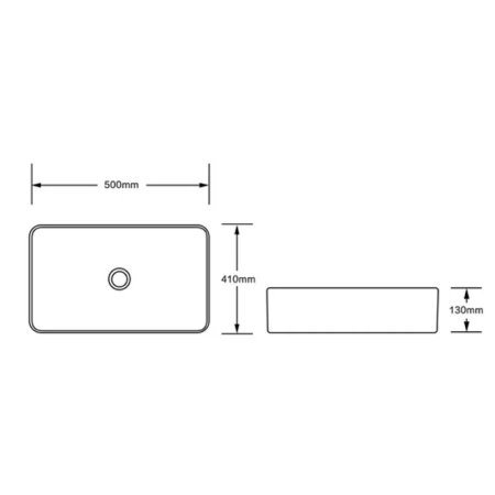 раковина santiline sl-1051bl, накладная, 50x41 см, голубая матовая