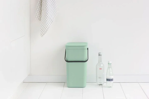Мусорное ведро Brabantia Sort&Go 211867 16 л, мятно-голубое