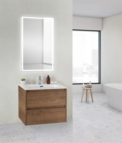 тумба под раковину belbagno kraft 39-500/390-2c-so-rt подвесная rovere tabacco