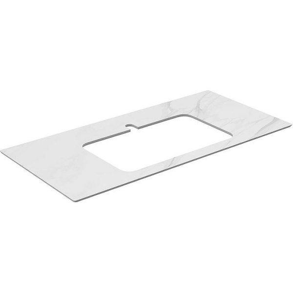 столешница под раковину kerama marazzi plaza classic neo монте тиберио 100 pl2.sg507120r\100 белый мрамор