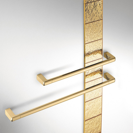 полотенцедержатель 53 см colombo design lulu b6210.gold, латунь, золото