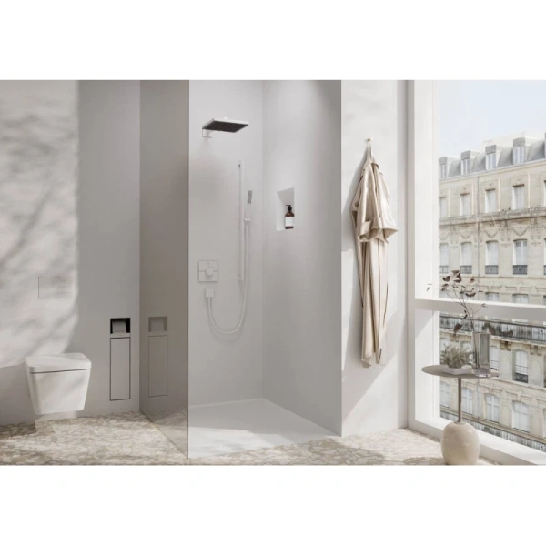 кронштейн для верхнего душа 390 мм hansgrohe pulsify e 24337700