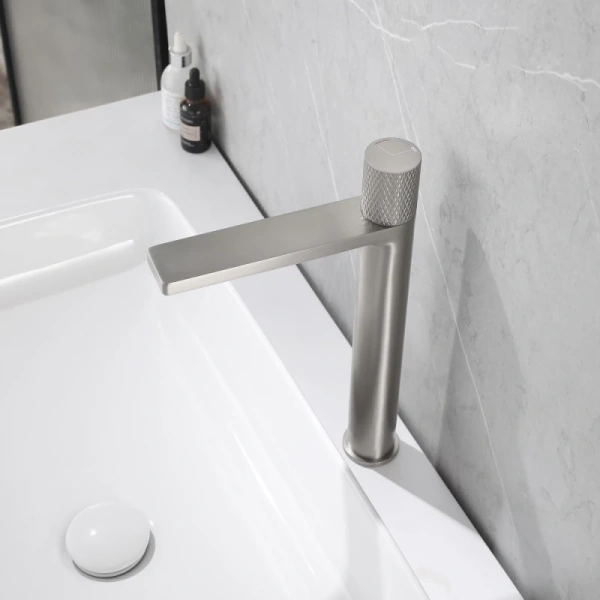 смеситель для раковины abber rund af8711sp coolstart, сатин