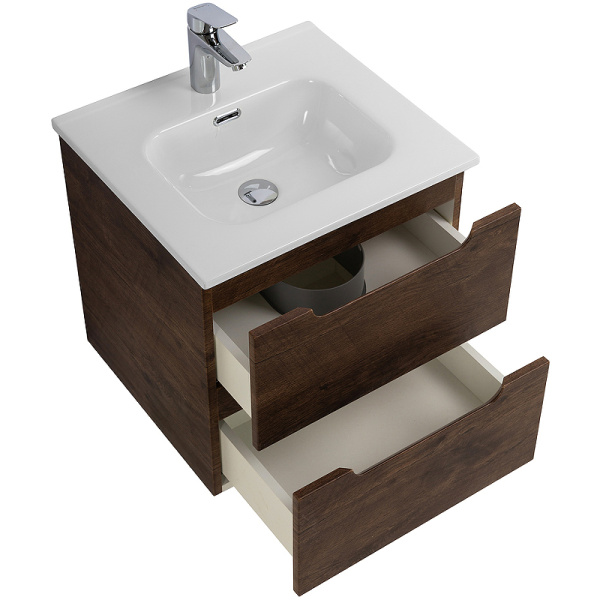тумба под раковину belbagno etna 50 etna-500-2c-so-rw подвесная rovere moro