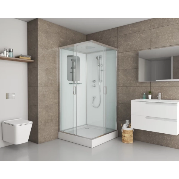 душевая кабина niagara premium 100x100 ng-6002-01q без гидромассажа