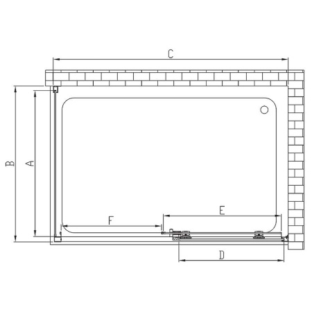 душевой уголок vincea soft 130×90 vsr-3so9013clb профиль черный, стекло прозрачное