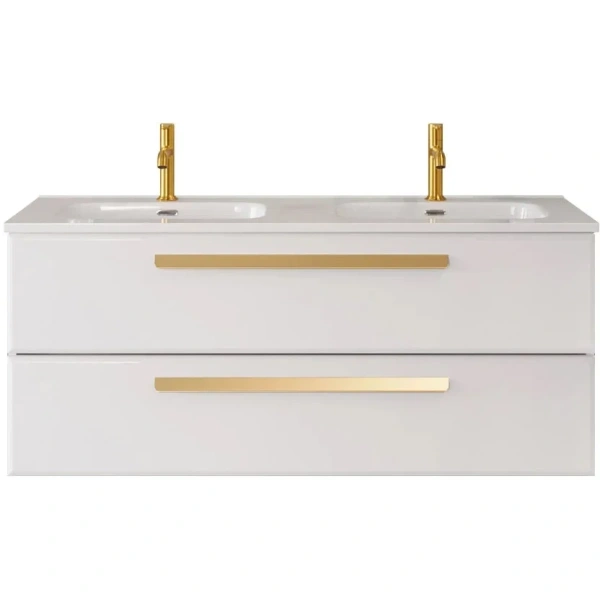 тумба под раковину cezares eco eco-cer-n-1200-2c-so-2-bl 120 см, подвесная, bianco lucido