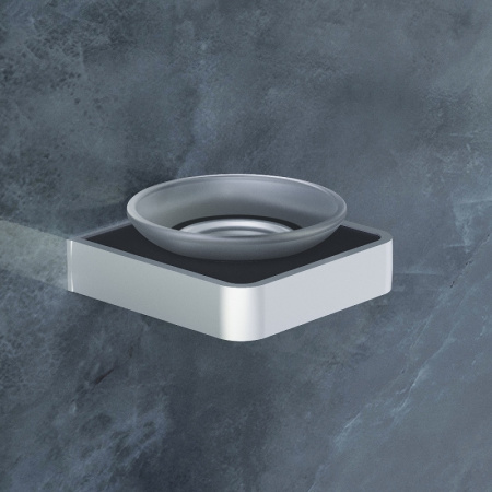 мыльница damixa jupiter da7734200 черная хром