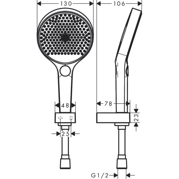 душевой набор hansgrohe rainfinity 3jet 26851700