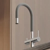 смеситель для кухни sancos lucia sc4004ch хром серый