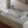 чугунная ванна roca malibu 170x75 2309g000r с отверстиями для ручек с антискользящим покрытием