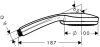 ручной душ hansgrohe croma 100 vario, ½’ 4jet 28535000