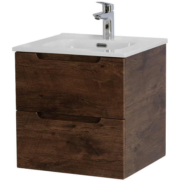 тумба под раковину belbagno etna 50 etna-500-2c-so-rw подвесная rovere moro