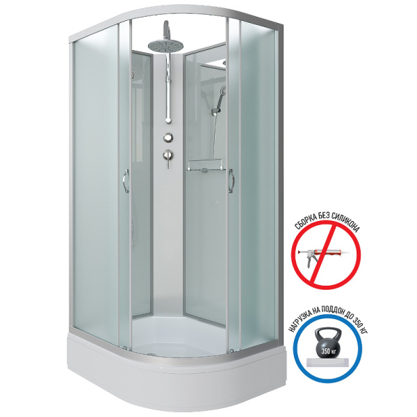 душевая кабина niagara classic 120х90 l ng-33294-14lbkt без гидромассажа
